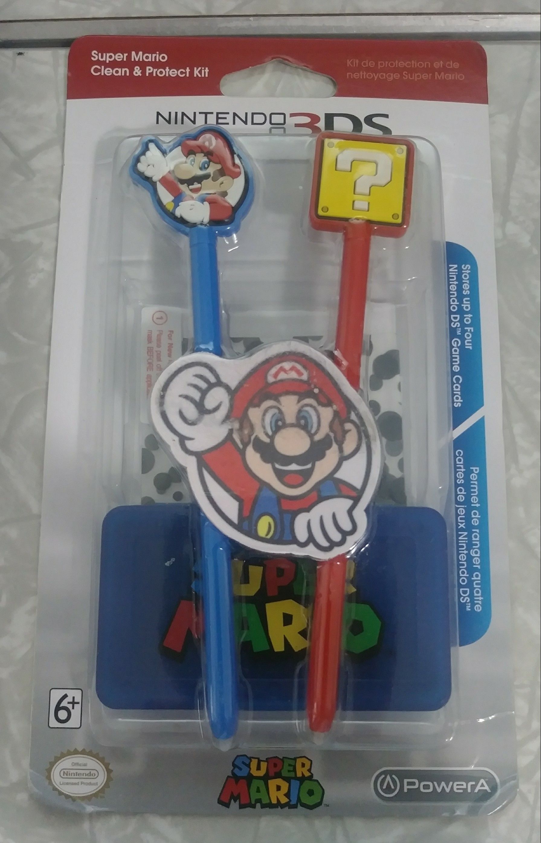 Nintendo 3DS Super Mario Clean and Protect Kit