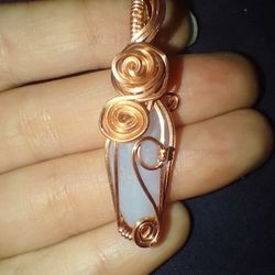 Blue Lace Agate Pendant 