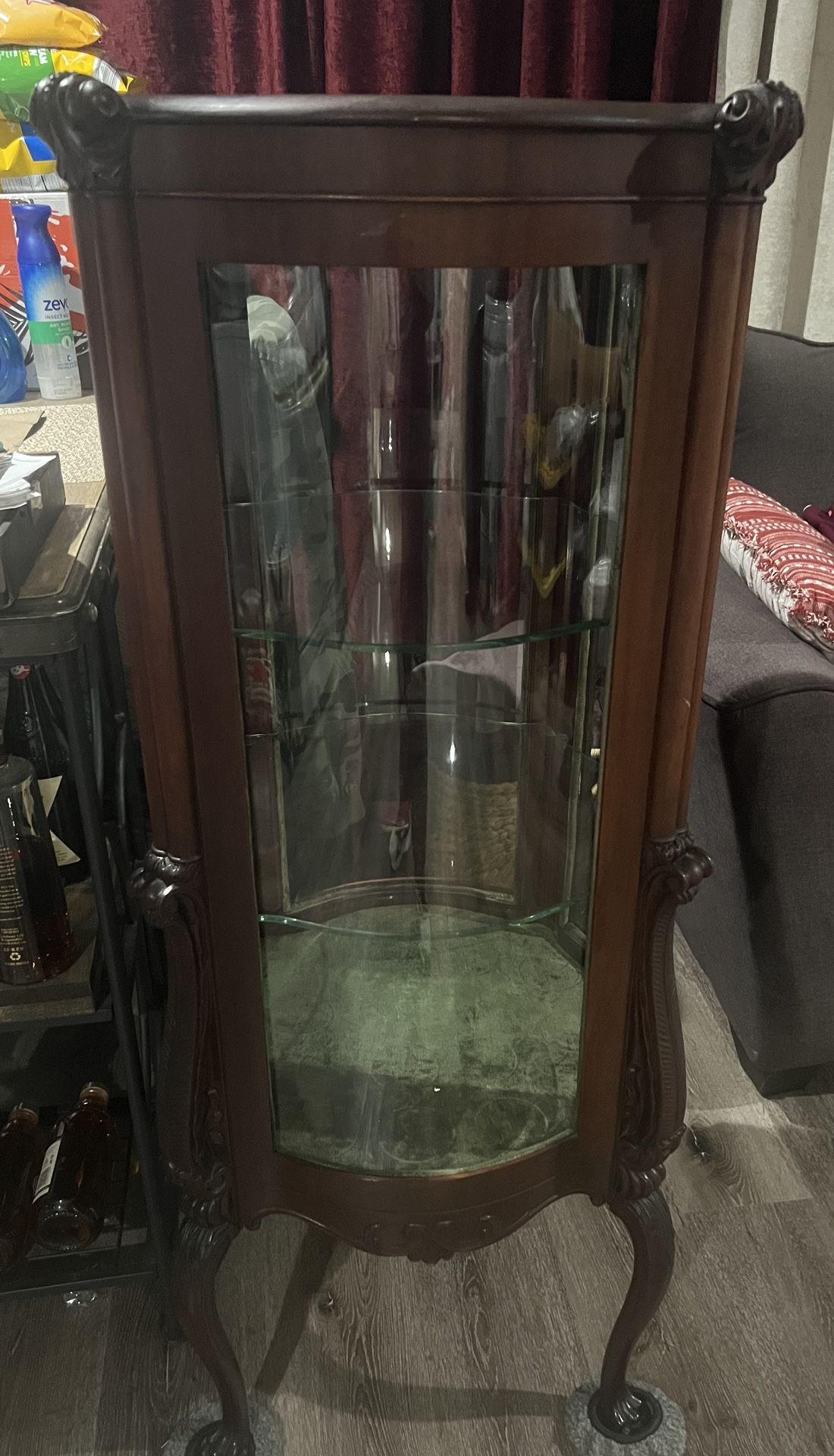 Antique Glass Stand