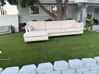 two-piece L-shaped sofa