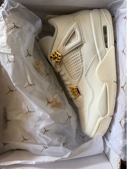 Jordan 4 Gold Metallic