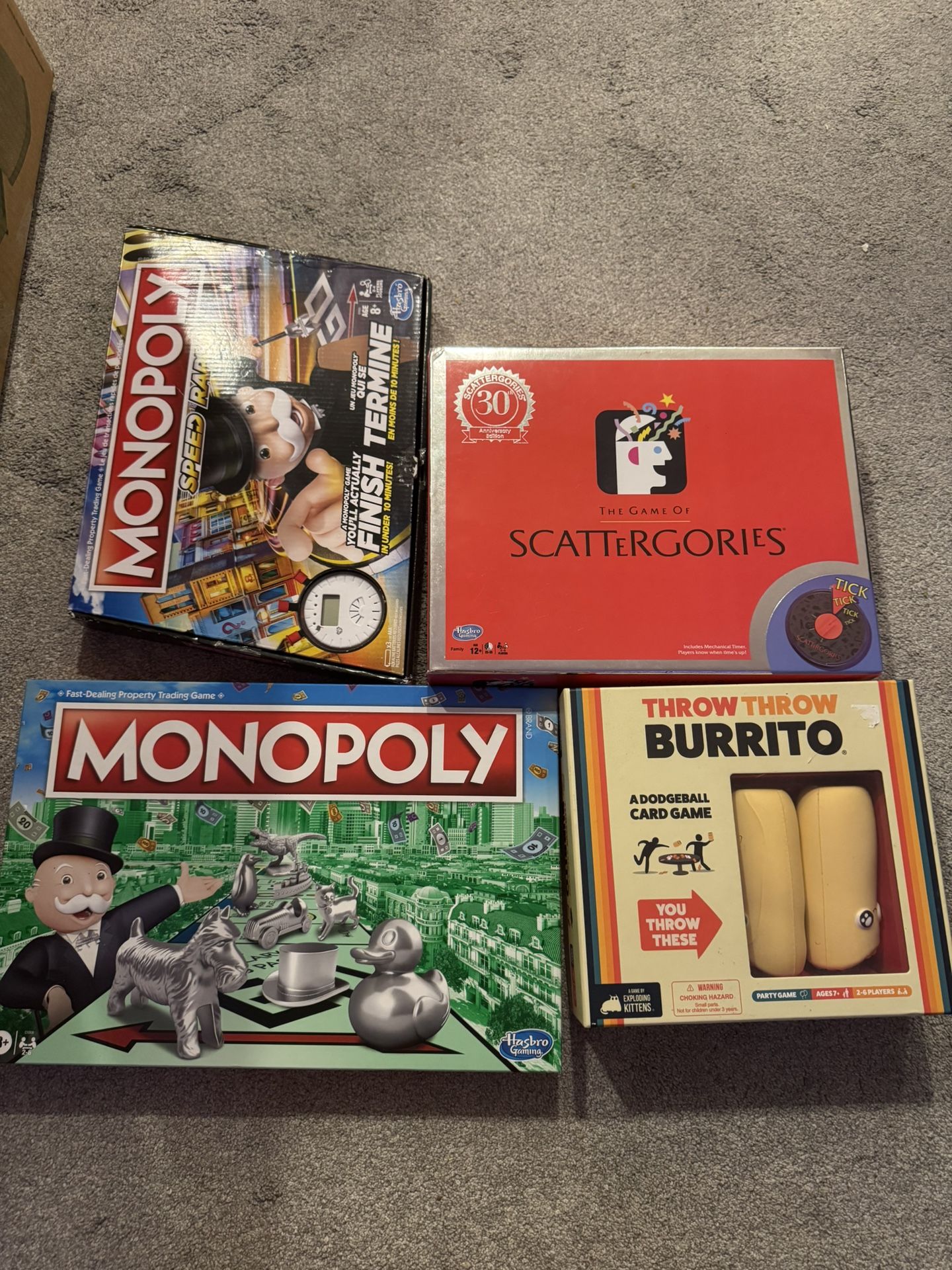 Various Board Games
