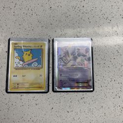 Surfing Pikachu, and Mewtwo EX2016