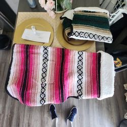 Pink Sarape Vest For Dogs Size L Brand New Asking $10