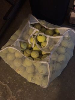 Used tennis balls