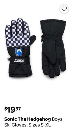 Sonic The Hedgehog Boys Ski Gloves