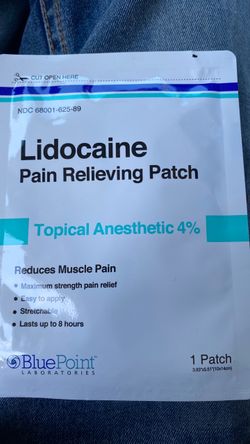 Lidocaine patches 30 pack