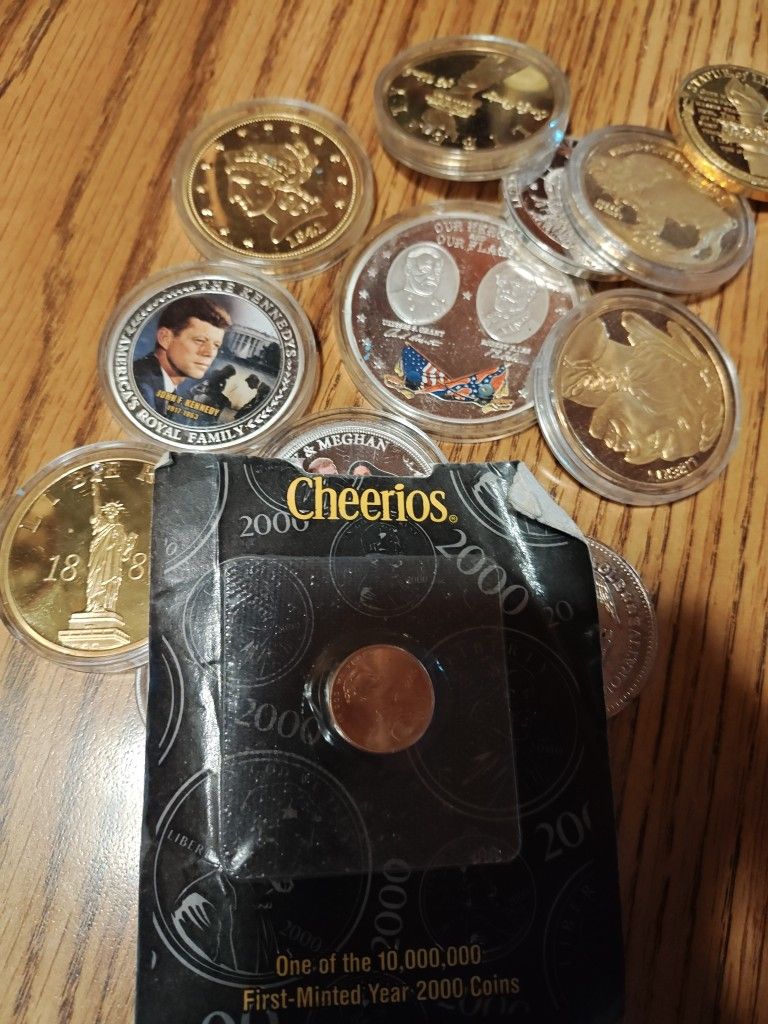 Red Cheerios Penny Beautiful Coin