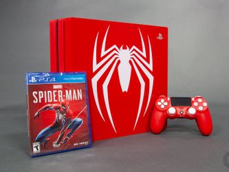 Sony PlayStation 4 Pro Limited Edition Spider-Man Console 1TB SSD