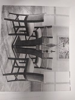 Table Glass Top and 4 chairs