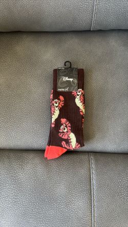 New Disney Tigger Adult Socks Shoe Size 6 - 12 From Box Lunch