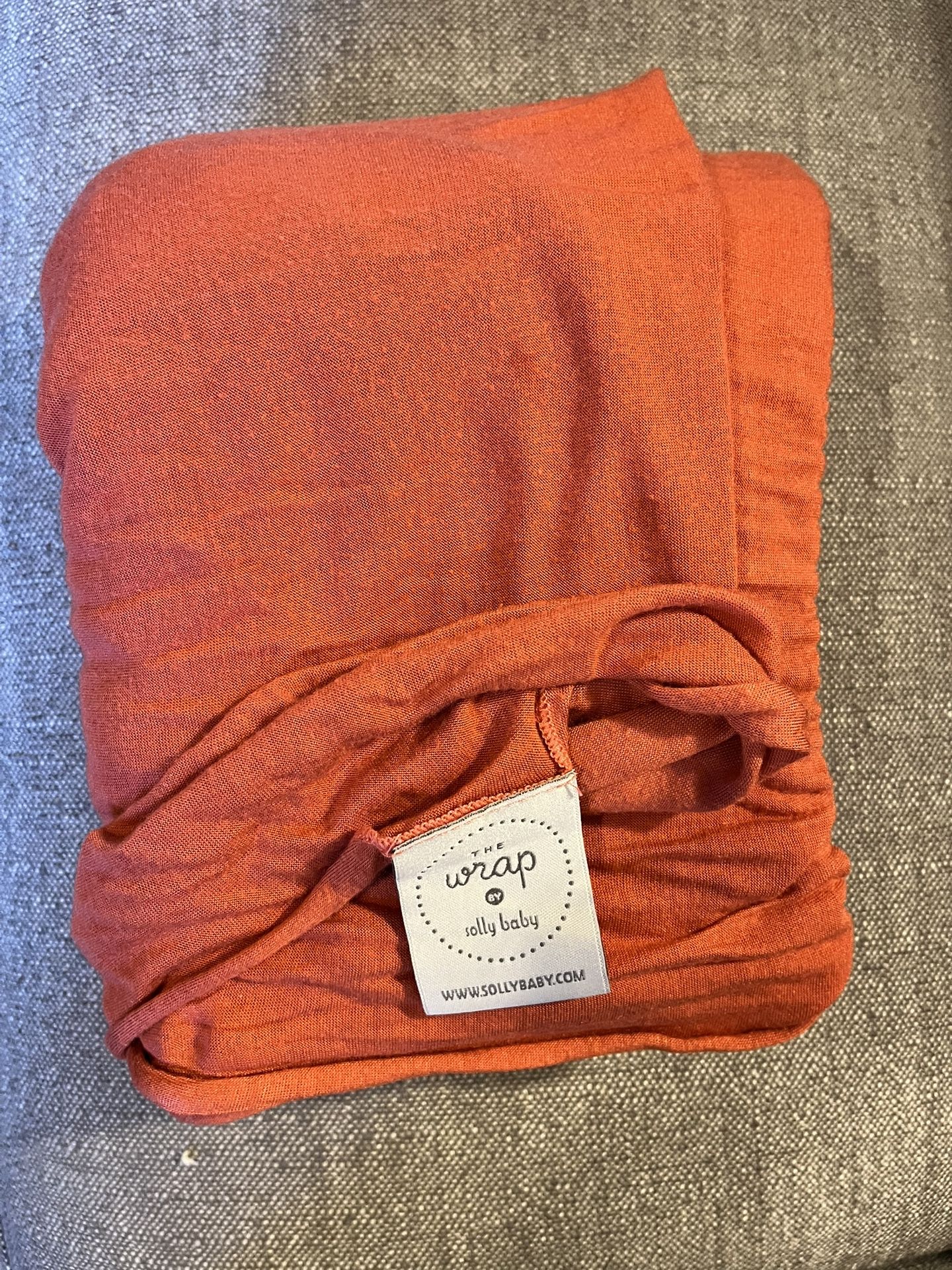 Solly Baby Wrap Burnt Orange Color