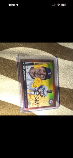 Wyatt Langford Topps Baseball Card /75