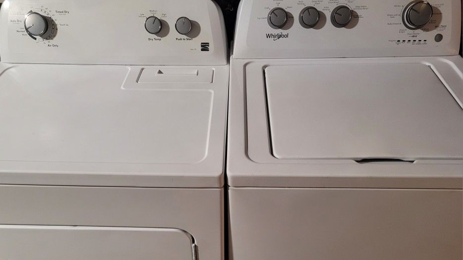 WHIRLPOOL WASHER AND DRYER WILL DELIVER AND HOOK UP 