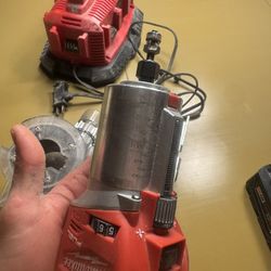 Milwaukee Router + Batteries