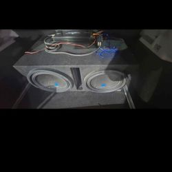 2-12" Alpine Type R In A Custom Tuned Box And A2500 Watt Skar Audio Amplifier