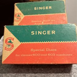 Singer Sewing Machine Discs