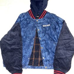 Bear Denim Bomber Jacket