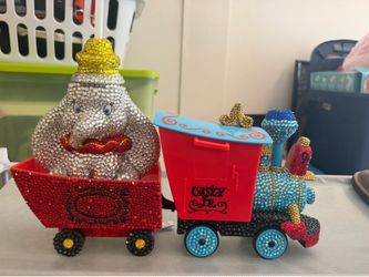 Disney Casey the train rhinestoned