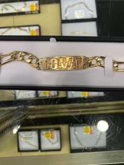 14k Bracelet Tovar engraved