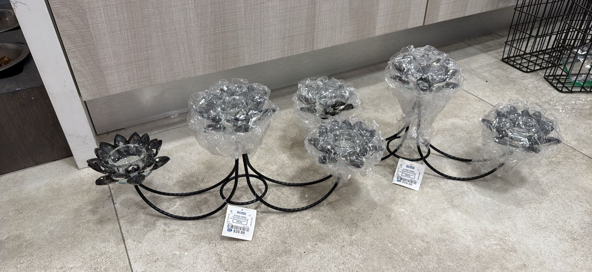 Candle Holder Crystal