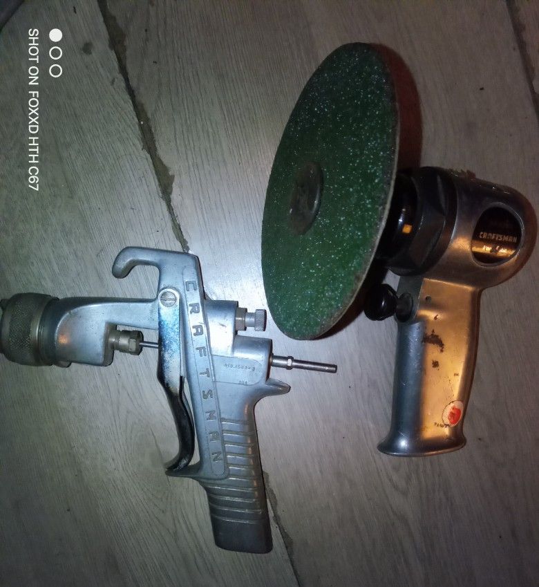 Sears Craftsman Sander And Spray Gun