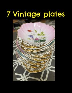 Vintage plates