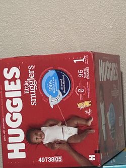 Huggies Diapers Brand New Unopened 96 Ct 