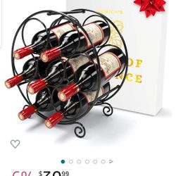 Munich Elegant Metal Wine Rack