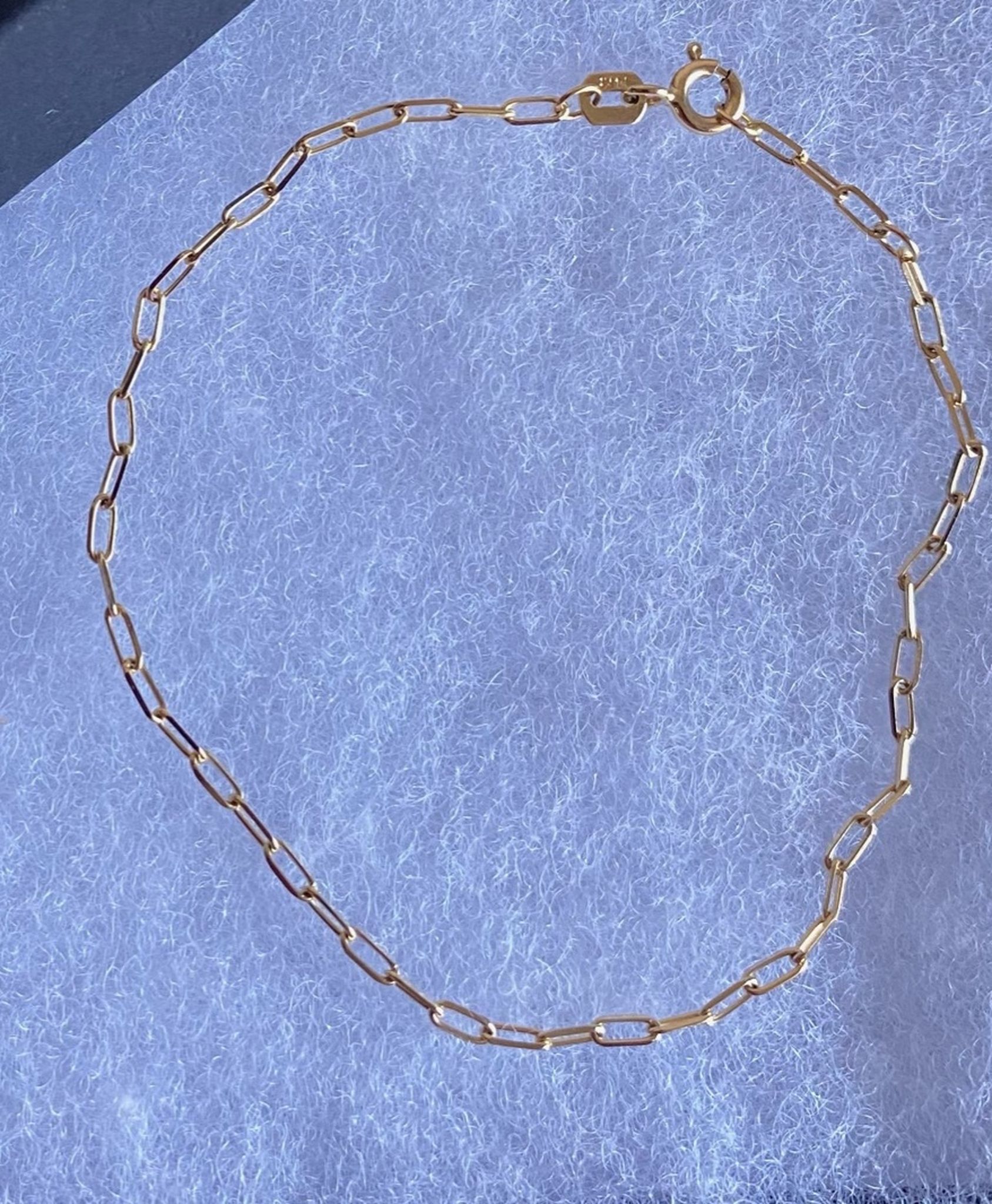 14k Solid Gold Bracelet Perfect Gift For You Love One 7.5 Inches Long