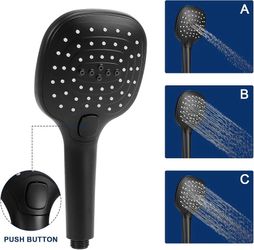 Nearmoon shower head set black