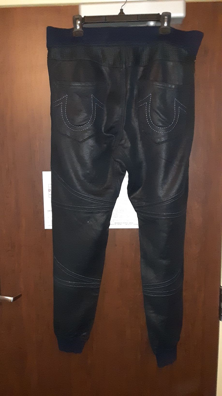 True Religion Waxed Sweatpants size L