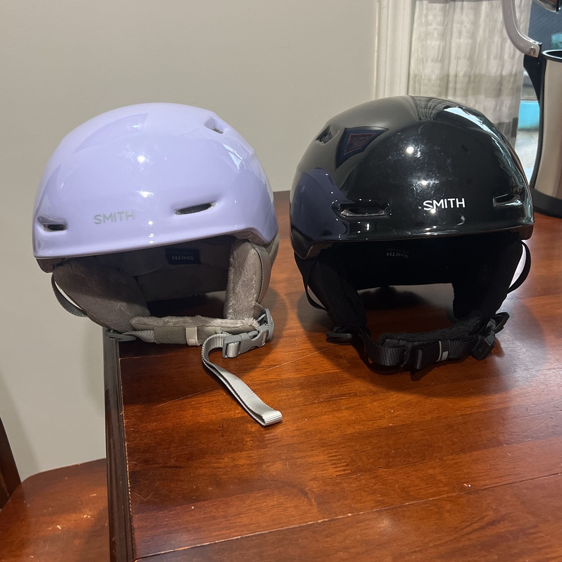 Smith Zoom Jr (1) Black & (1)Purple Helmet Size Youth M 53-58cm)