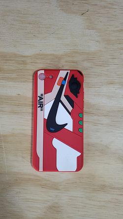 Off White Air Jordan1 Shoe Case For iPhone 7/8 Protective Silicone Case