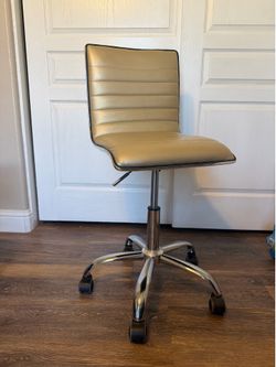 Gold cushion swivel chair