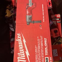 Milwaukee M18 Brushless 1” Sds D-handle Rotary Hammer 