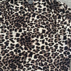 Long sleeve  leopard print top
