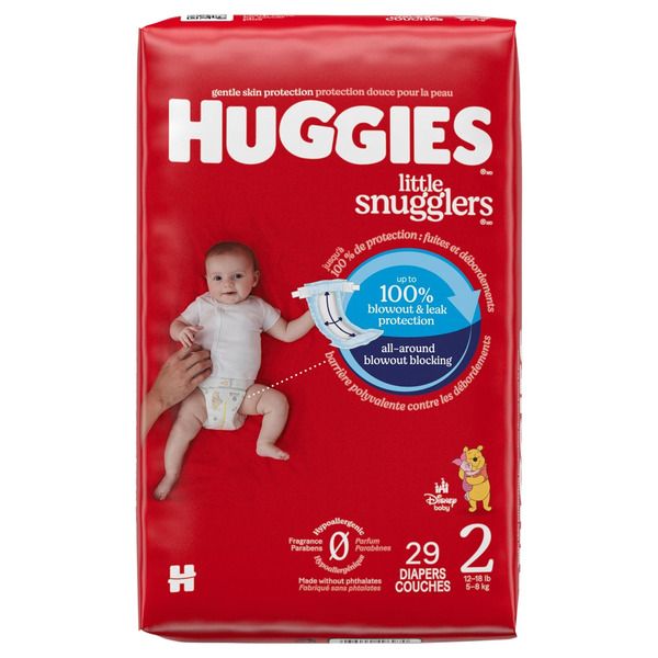 Diapers size 2 huggies and pampers