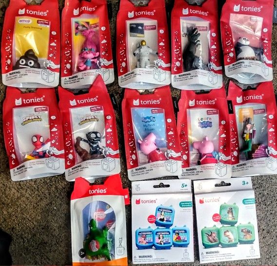 10 Pack Bundles Of Tonies Storybox Characters!!