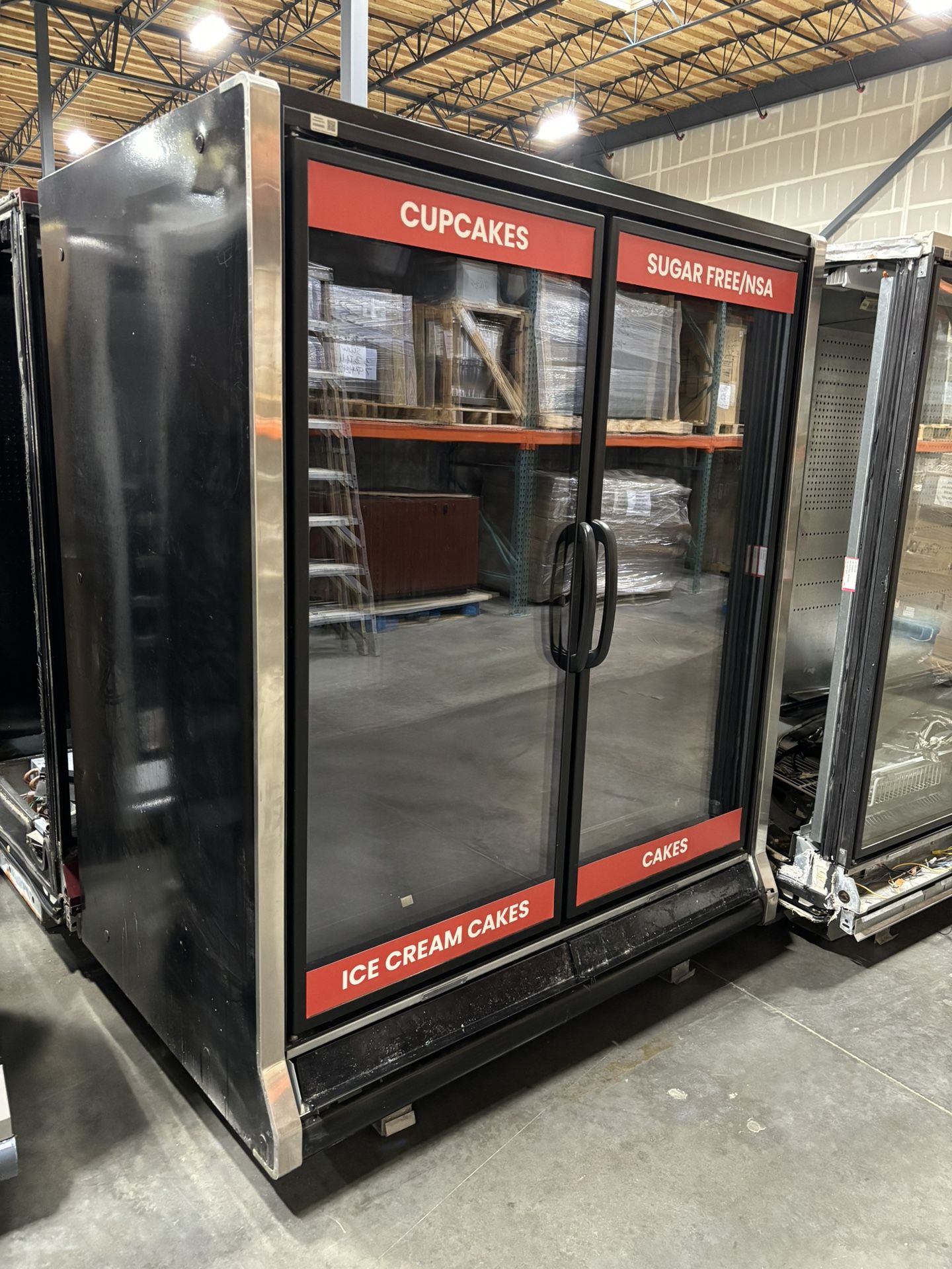 2 Door Freezers / Coolers Hussmann Grocery Store Cold Case