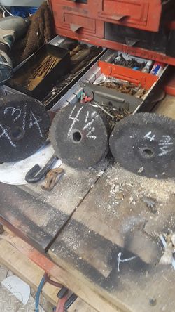 Got three grinding wheels rough course 8.oo for the three