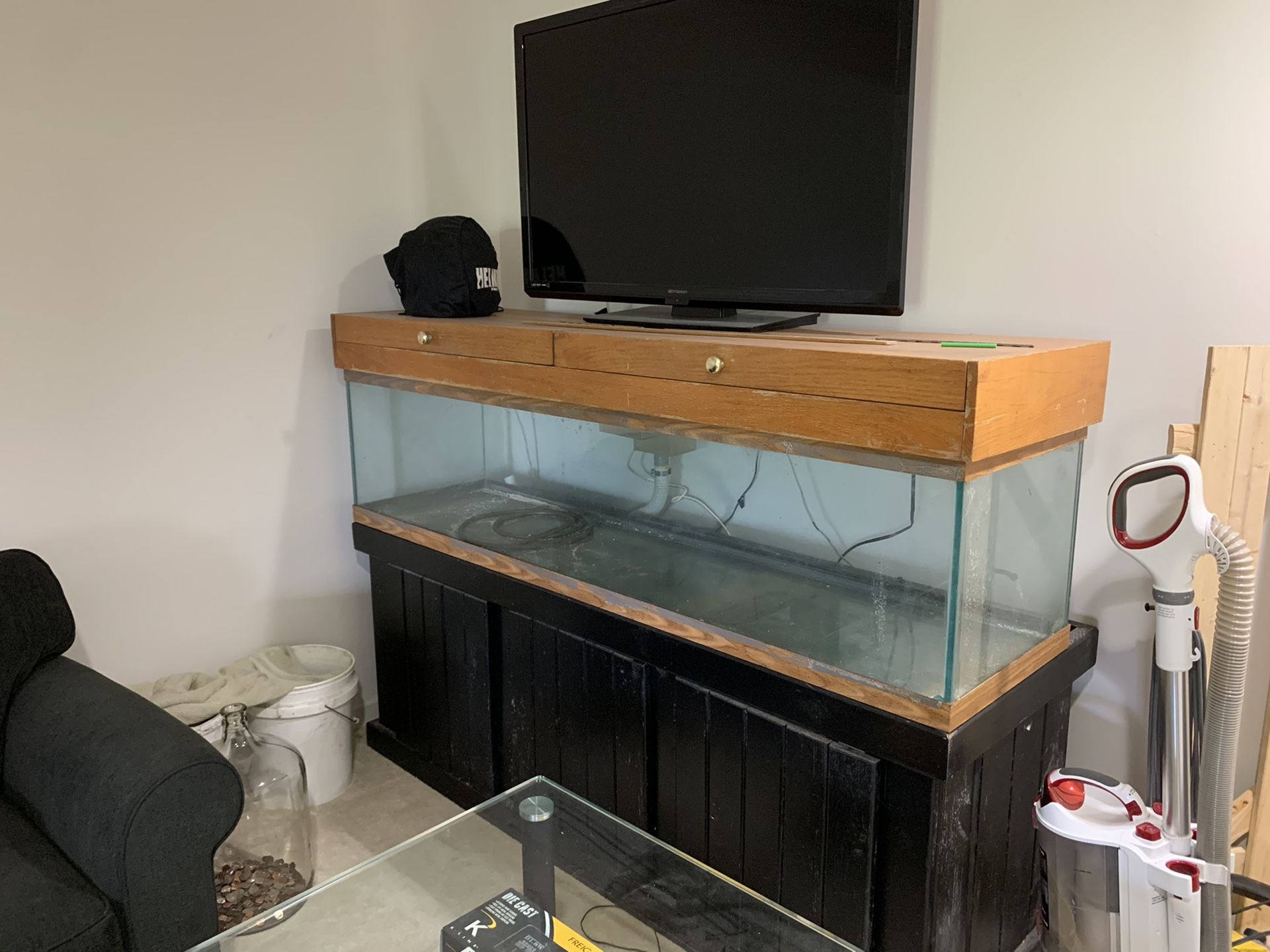 125 gallon fish tank stand and hood