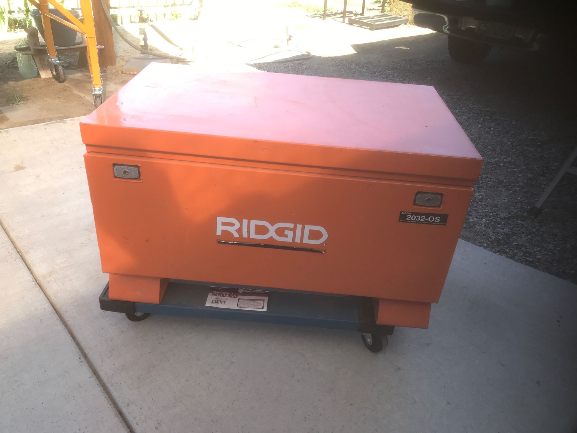 Ridgid portable tool box