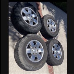 4 X 265/70r17 6x5.5 6x139.7  Stock FJ Cruiser Tacoma Tundra 4Runner Sequoia Rims Wheels Yukon Tahoe Tires!!!!!!