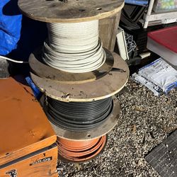 3 Rolls Of Coaxial Cable
