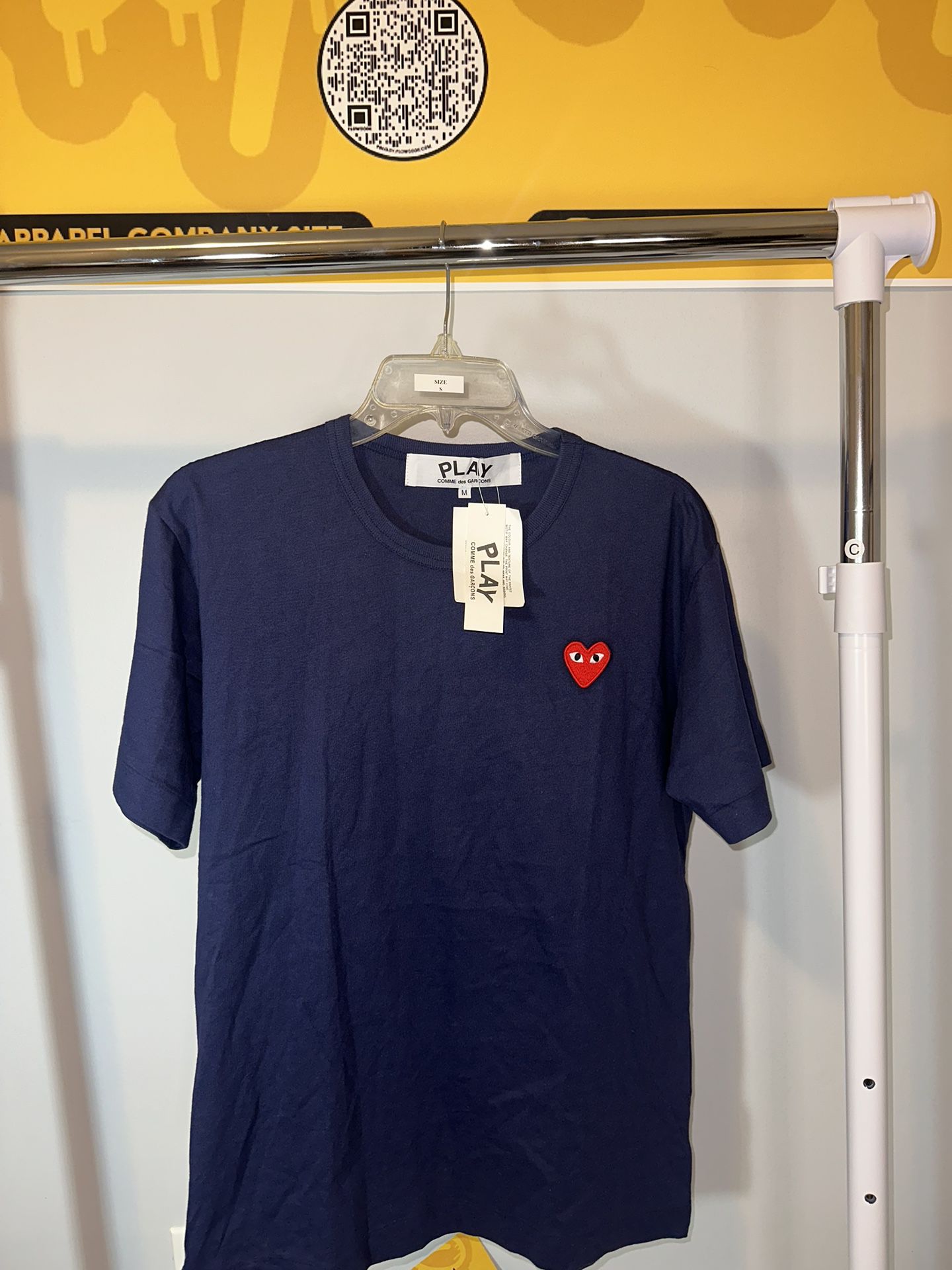 Garçon Red Hearted Navy Blue T Shirt 