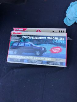 Vehicle electronic immobilizer