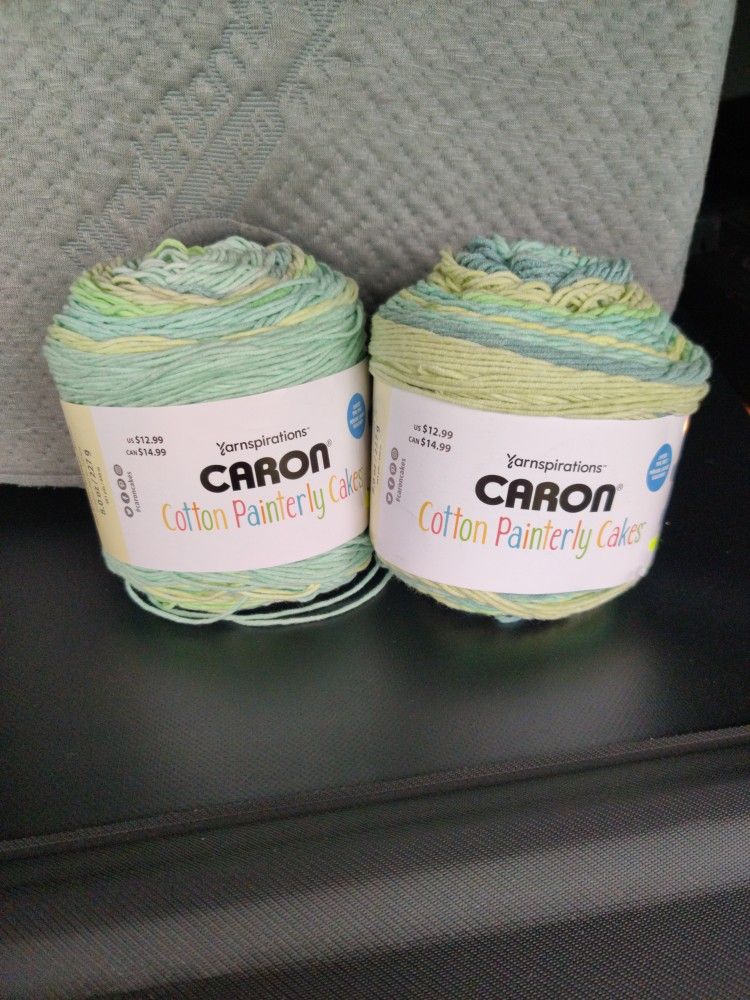 Yarnsprations Caron Cotton Painterly Cakes Yarn 🧶
