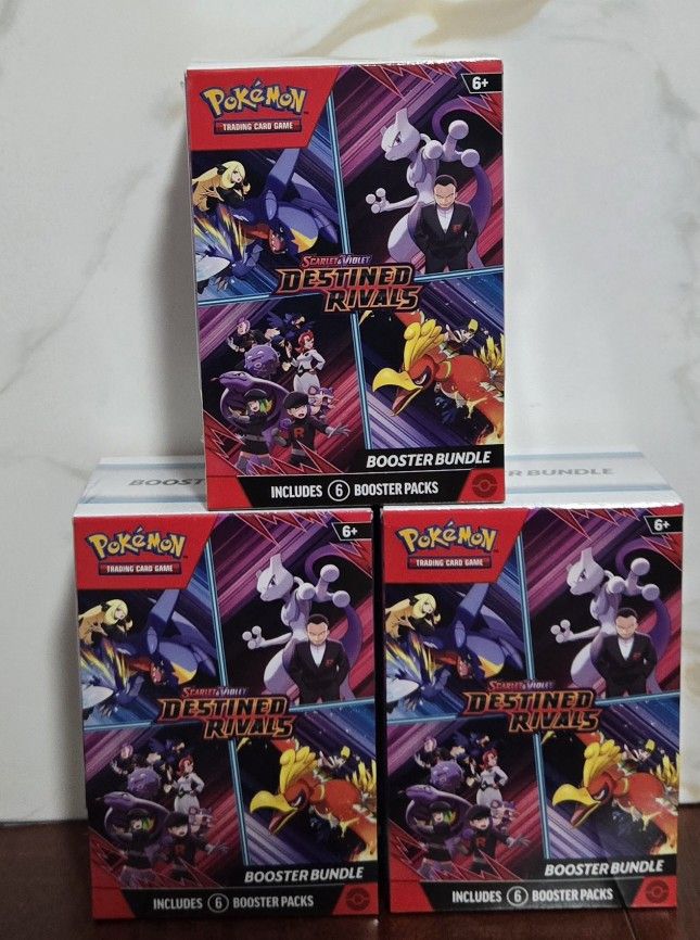 Pokemom Destined Rivals Booster Bundles