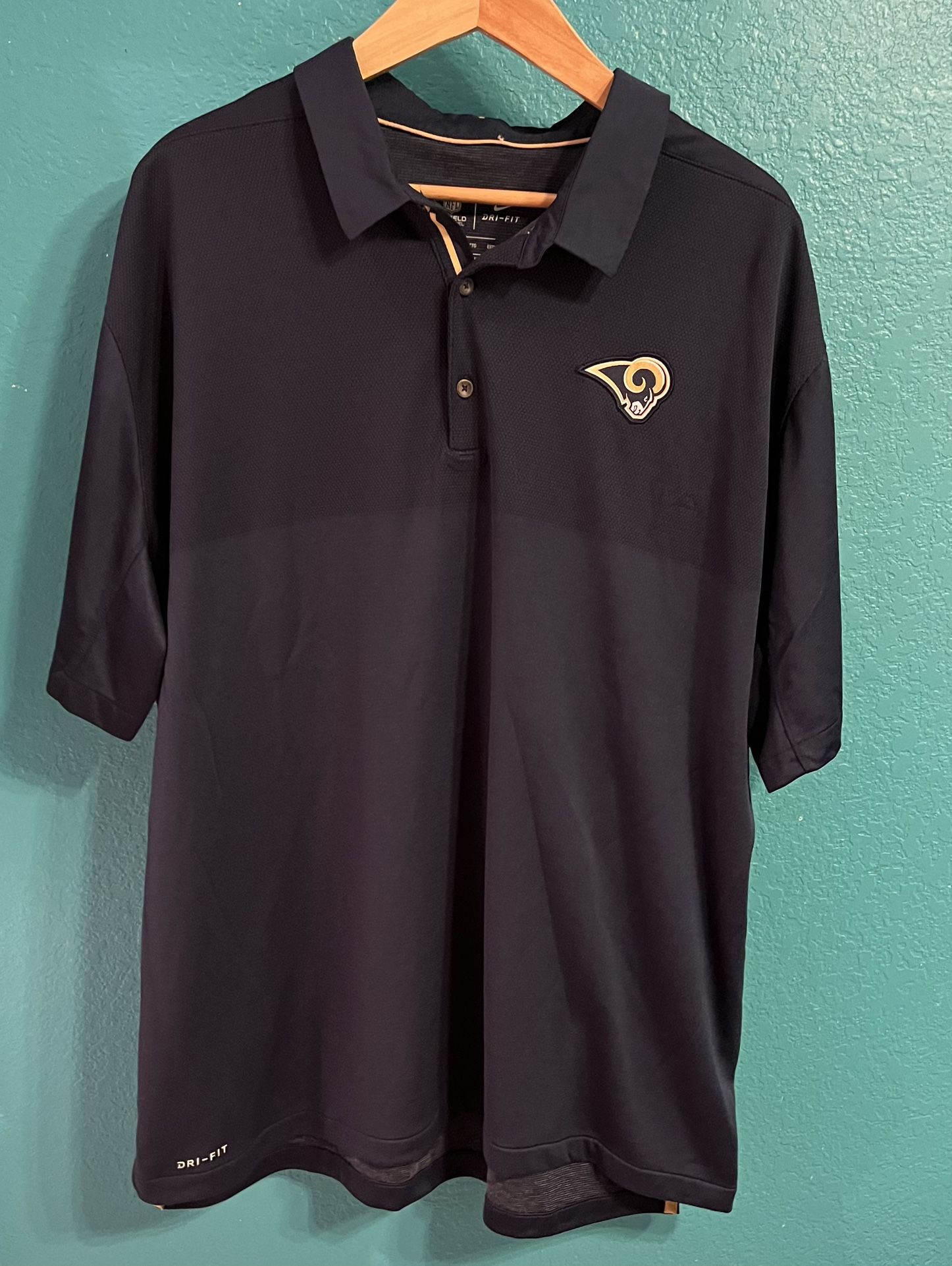 Los Angeles Rams NFL Football Polo Shirt Mens 2XL for Sale in San Antonio,  TX - OfferUp